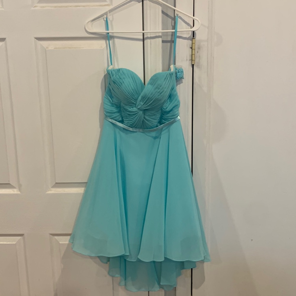 New BouBou aqua dress. Tags still on. Lace up back. Size 4